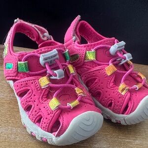 Okie Dokie Vibrant Pink Kids Sandals